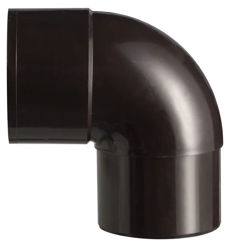 Shop Nu Bocht PVC BRUIN 87 GRADEN 60