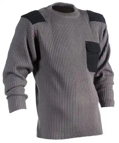 Weekendaanbieding Trui WODAN GRIJS/ZWART S