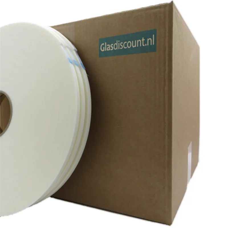 Glasband 9 x 3 mm - Doos met 20 schijven - Totaal 500 meter - Wit Dagaanbieding