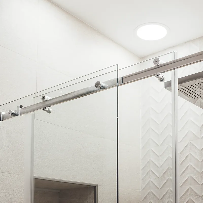 Lage Prijs Verona schuifdeurrail voor douche nis - Chroom