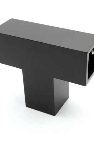 T-adapter breed voor stabilisatiestang vierkant - Zwart Snelle Levering
