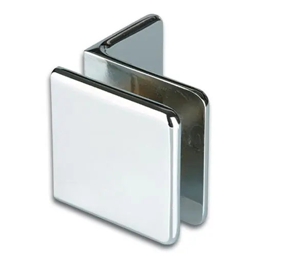 Premium Glasklem Granada glas/wand 90° - RVS