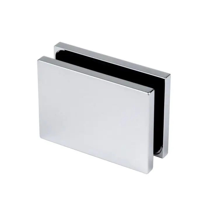 Populair Glasklem Flamea glas/wand 90° - Zwart