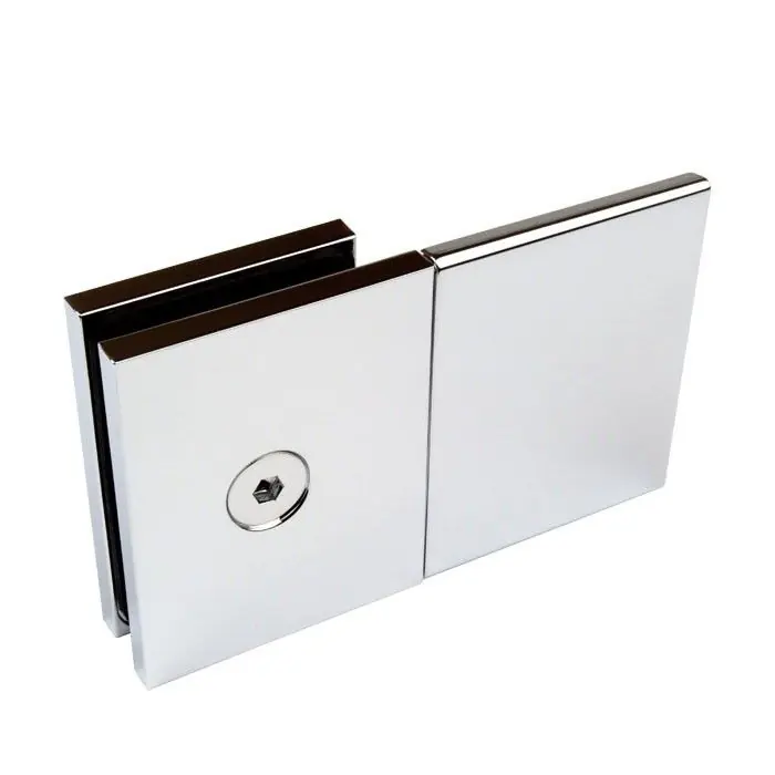 Glasklem Flamea glas/wand 180° (in lijn met de muur) - RVS Flitsaanbieding