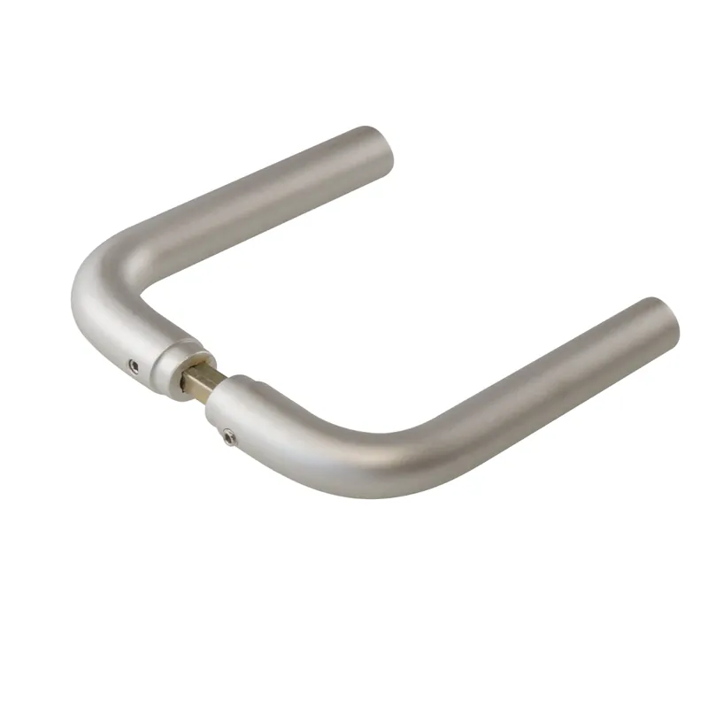 Deurkruk gebogen - Aluminium Populair