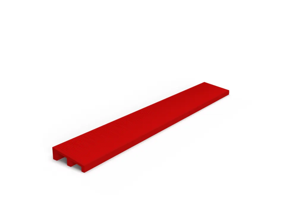 Meest Verkocht Kunststof beglazingskegje - 17x7x4 mm - Rood