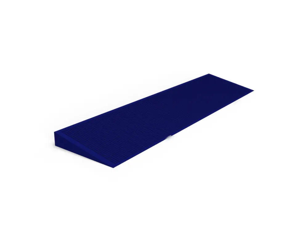 Kunststof beglazingskegje - 26x5x1 mm - Donker blauw Direct Beschikbaar