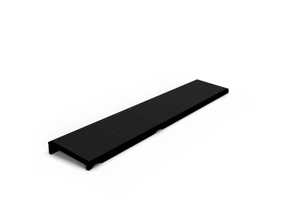 Kunststof beglazingskegje - 26x8x4 mm - Zwart Aanbieding