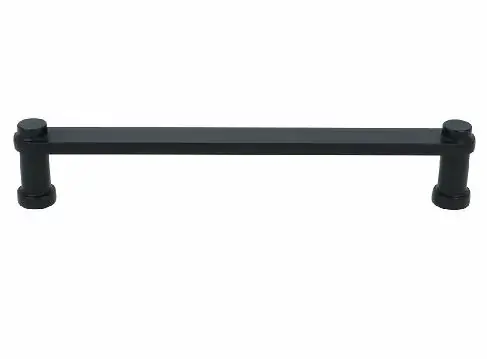 T-greep zamak 160 mm mat zwart Meest Verkocht