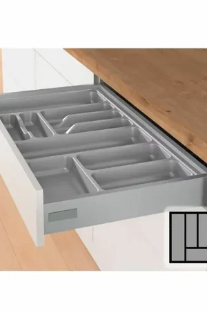 Bestekbak d 370-440mm – b 701-800mm zilverkleurig Veilige Betaling