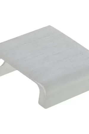 Bovengreep 40 mm aluminium rvs-look Koopje