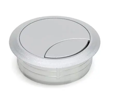 Exclusieve Aanbieding Kabeldoorvoer Rond aluminium (kleur) 60 mm