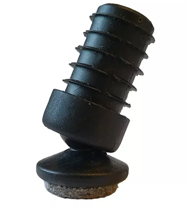 Vloerdop voor stoelpoten ø25 mm met kogelgewricht en vilt 14×1-1,5 mm Meest Verkocht