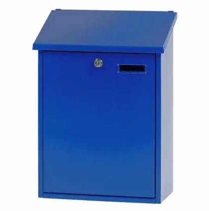 Wandbrievenbus Sebastian blauw Hete Deal