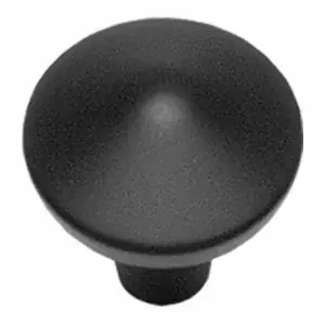 Express Levering Intersteel knop mat zwart
