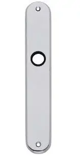 Intersteel Langschild ovaal WC63/8 chroom Alleen Vandaag