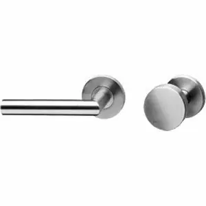 Gecertificeerd Intersteel knop/kruk garnituur links recht Jura + PC-plaatjes rvs