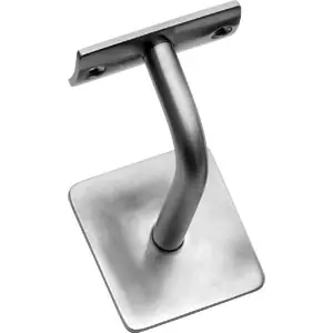 Intersteel Leuninghouder gebogen vierkant vlak rvs Seizoensaanbieding