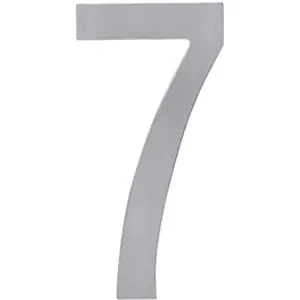 Rechtstreeks Van De Fabrikant Intersteel huiscijfer nr. 7 150mm rvs
