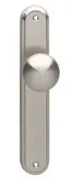 Intersteel knop op schild vast gemonteerd blind mat nikkel Actieprijs