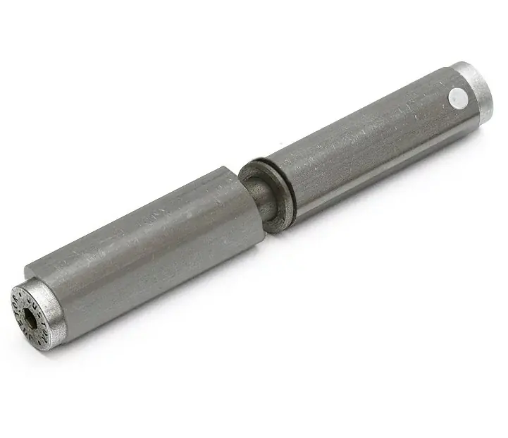 Aanlaspaumelle met veer en ring 235×22 mm rvs Gratis Retour