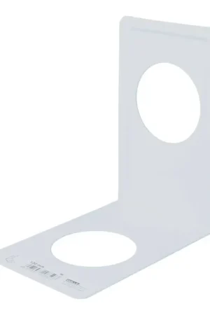 Hete Deal Boekensteun hoek 120×130 mm wit gelakt