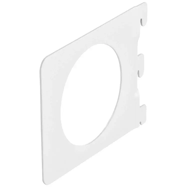 Boekensteun recht 142×118 mm wit gelakt Gecertificeerd