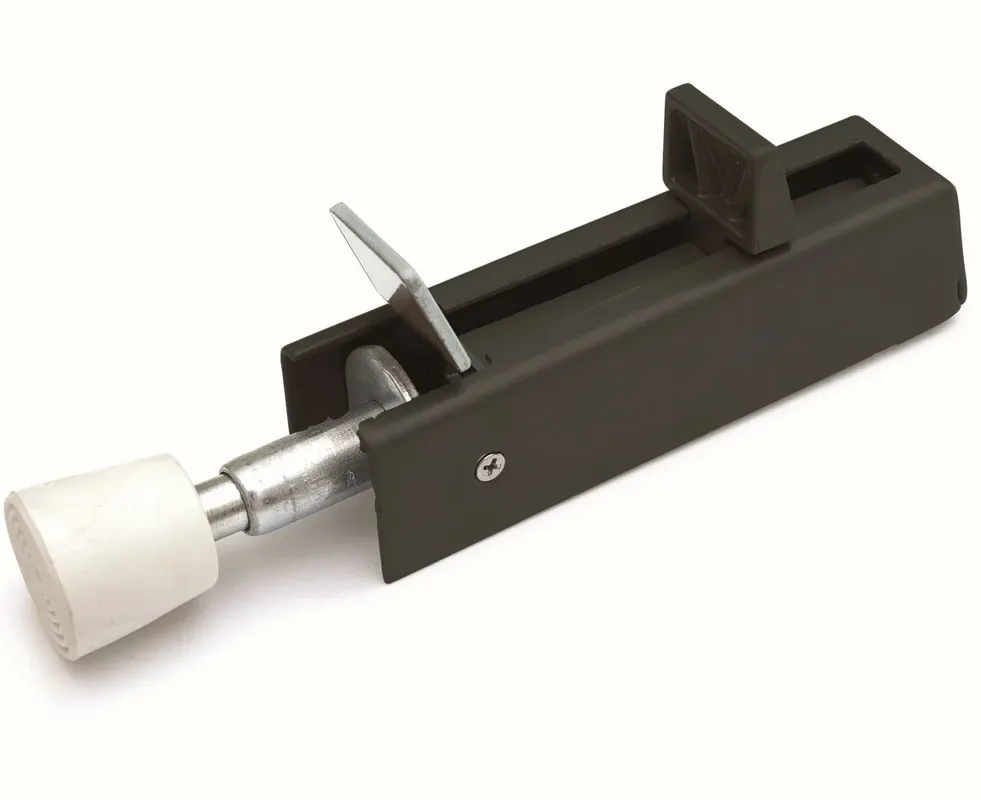 Deurvastzetter voetstift 30×122 mm zwart Meest Verkocht