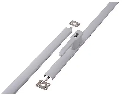 Koopje DX Espagnolet-sluiting opbouw SKG2 links & rechts toepasbaar 530 – 2500 mm zamak wit