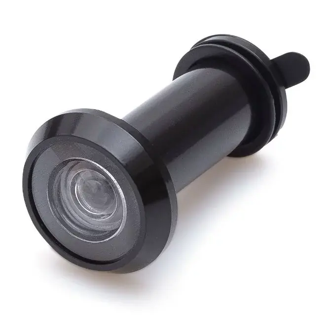 DX Deurspion 200 ° zwart Nieuw