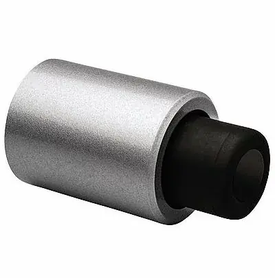 Finale Uitverkoop Deurstopper wandmodel geveerde stootbuffer Robusto zilver