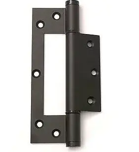 Deurveerscharnier enkel 150 mm hangnaad 2.5 mm aluminium zwart Koopje