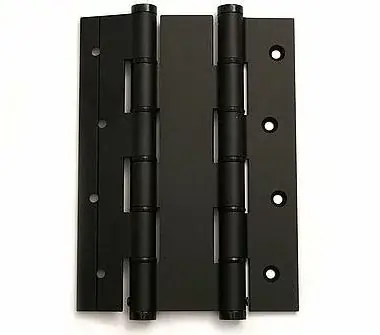 Deurveerscharnier dubbelwerkend 180x40mm aluminium zwart Speciale Aanbieding