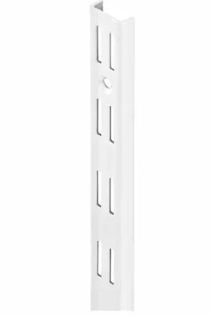 Wandrail dubbel 495 mm wit gelakt Alleen Vandaag