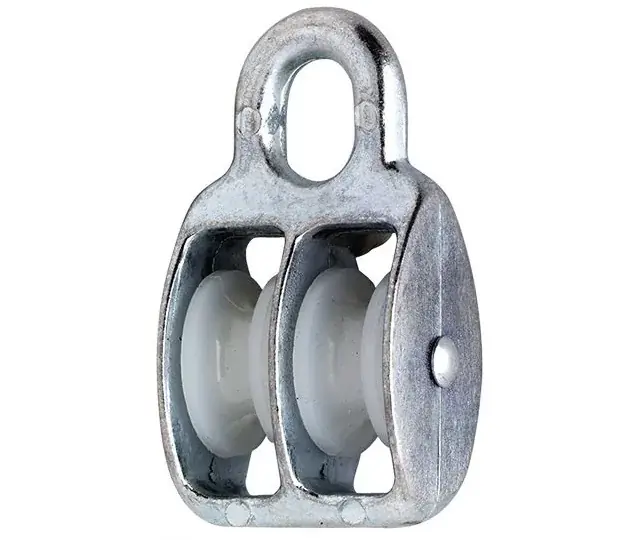 DX Katrol nylon wiel duplex 5×15 mm verzinkt Alleen Vandaag