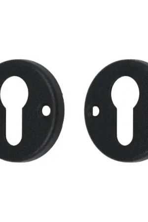 Snelle Levering 2 PC-plaatjes Ami rond aluminium zwart