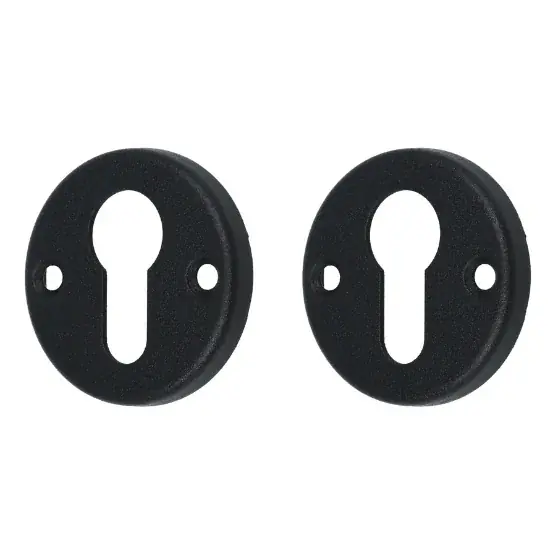 Snelle Levering 2 PC-plaatjes Ami rond aluminium zwart