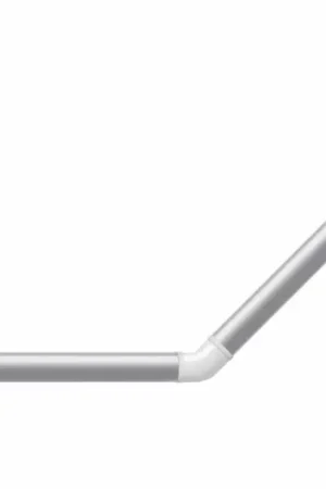 SecuCare wandbeugel hoek 45° blank geanodiseerd/mat wit Bestseller