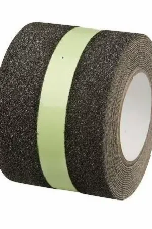 Veilige Betaling SecuCare anti slip sticker op rol 3 meter zwart/glow in the dark