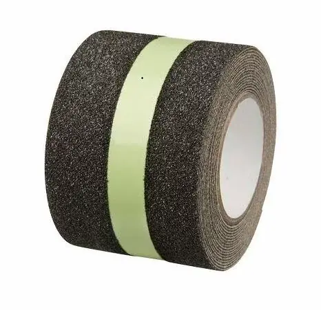 Veilige Betaling SecuCare anti slip sticker op rol 3 meter zwart/glow in the dark