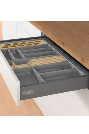 Beperkte Voorraad Bestekbak d 370-440mm – b 301-350mm antraciet