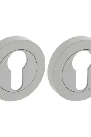 Weekendaanbieding Intersteel cilinderrozetten verdekt ø52x10mm met nokken wit