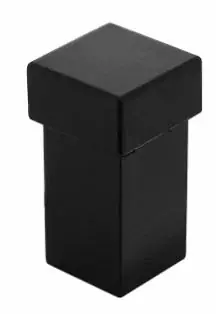 Intersteel deurstop vierkant universeel 56x30x30mm zwart Koopje