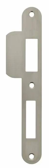 Intersteel Sluitplaat 192x25x1,5mm afgerond met korte lip DIN rechts rvs Betaalbaar