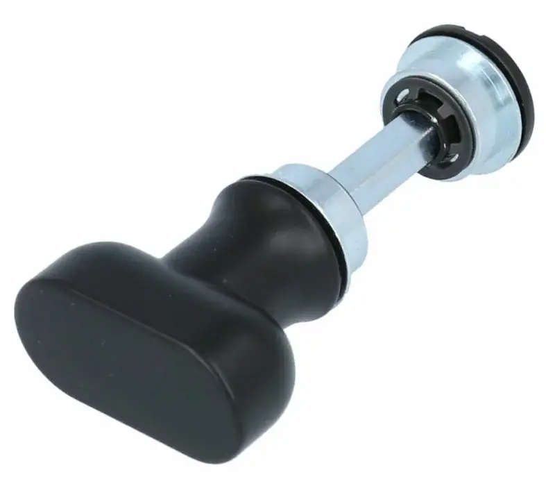 Knop WC-garnituur NUDA PURO mat zwart Gereduceerde Prijs