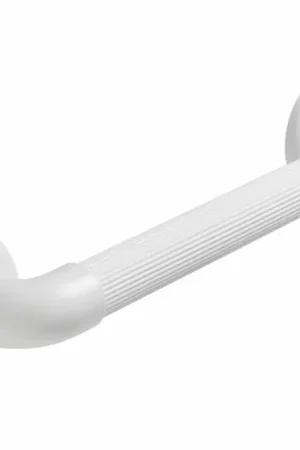 SecuCare wandbeugel basic 450 mm geribbeld kunststof wit Betrouwbaar