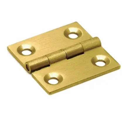 DX Smalscharnier 30×30 mm massief messing Direct Verzonden