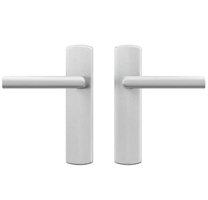 AXA curve klik schild blind met deurklink Milan aluminium F1 Nieuw