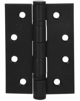 Kogellagerscharnier 102x76x3 mm rechte hoek zwart Rechtstreeks Van De Fabrikant