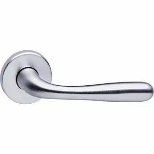 Intersteel deurklink Jupiter op rozet chroom mat Beste Prijs